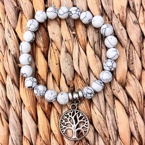 2For$15 Tree of Life Marble Gemstone Bracelet